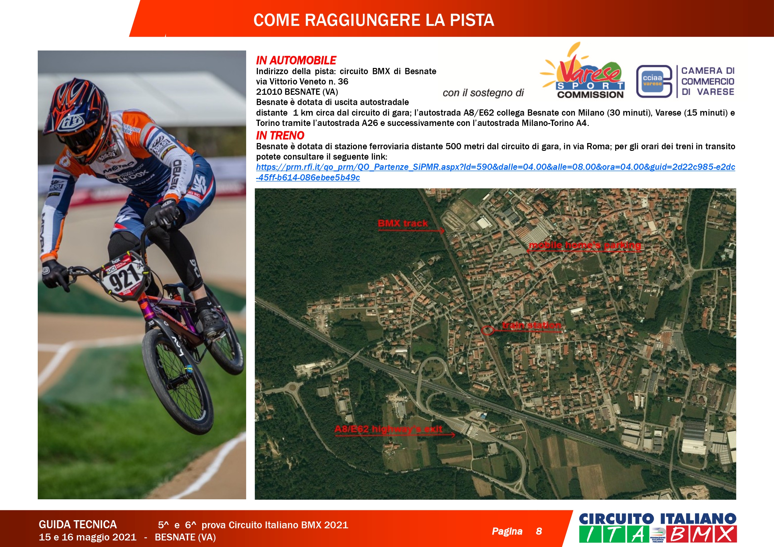 5′ e 6′ prova circuito italiano bmx – Besnate – 15 e 16 Maggio 2021