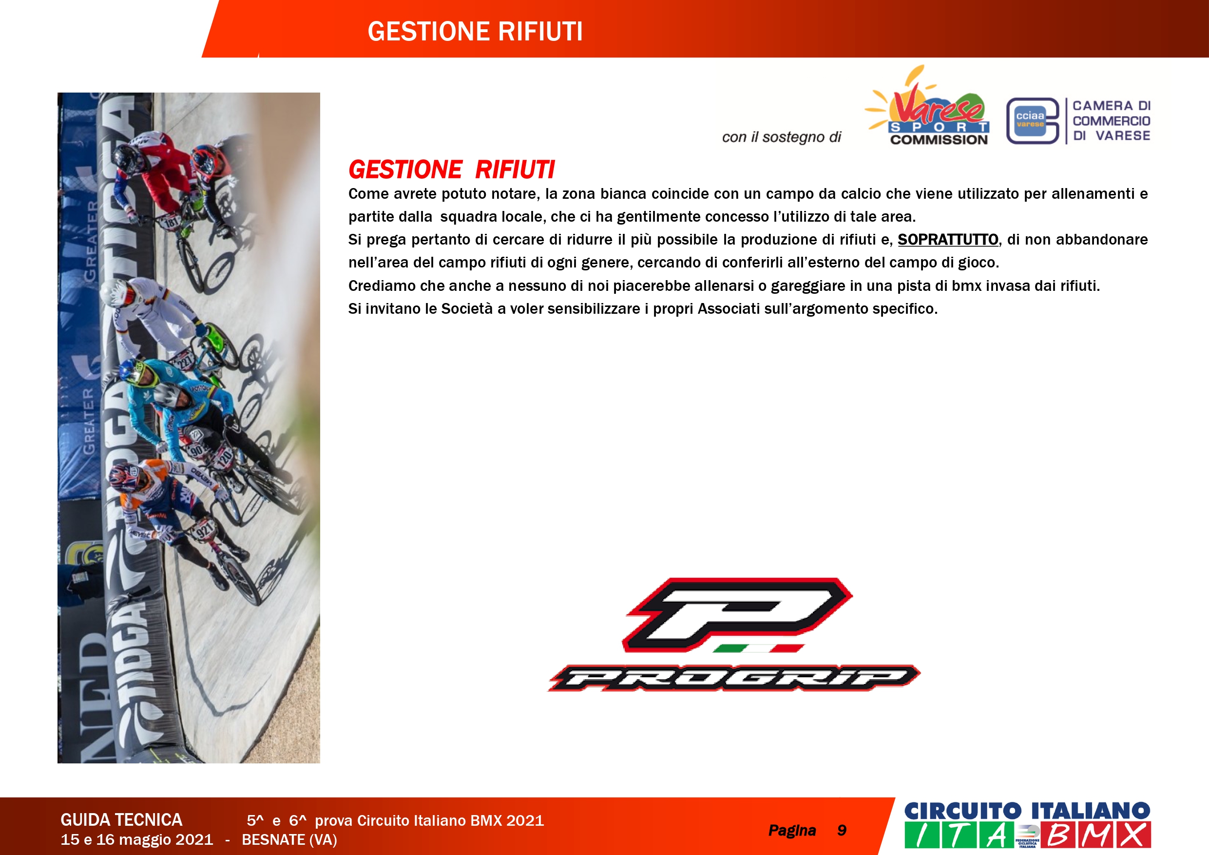 5′ e 6′ prova circuito italiano bmx – Besnate – 15 e 16 Maggio 2021