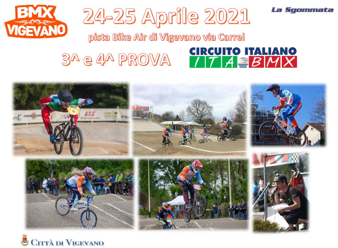 3′ e 4′ prova circuito italiano bmx – Vigevano – 24 e 25 Marzo 2021